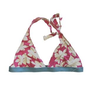 BCBG Peony Halter Top Bikini Swim - Elegant Beachwear - Size M